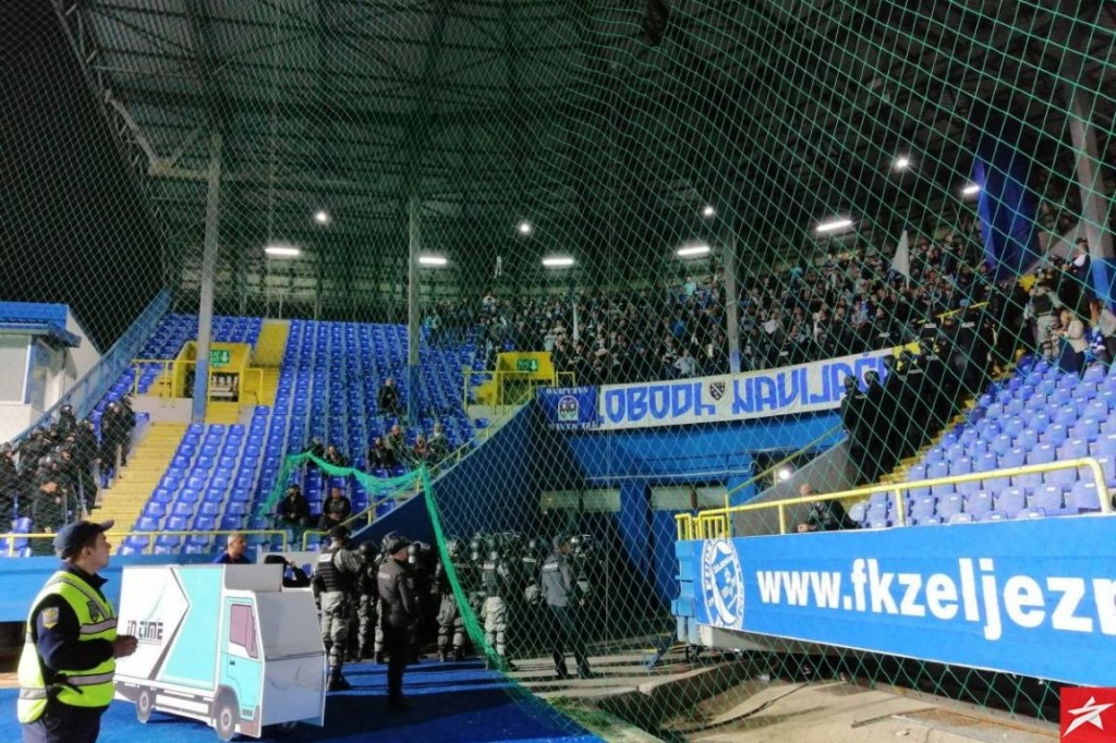 sukob navijača , Grbavica, Zrinjski, željezničar, Zrinjski, željezničar, huligani