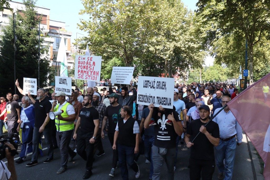 povorka ponosa, neslaganje, mirno okupljanje, Sarajevo