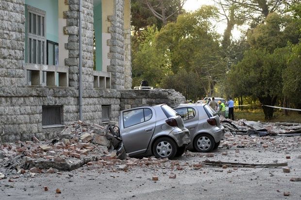 potres, Albanija