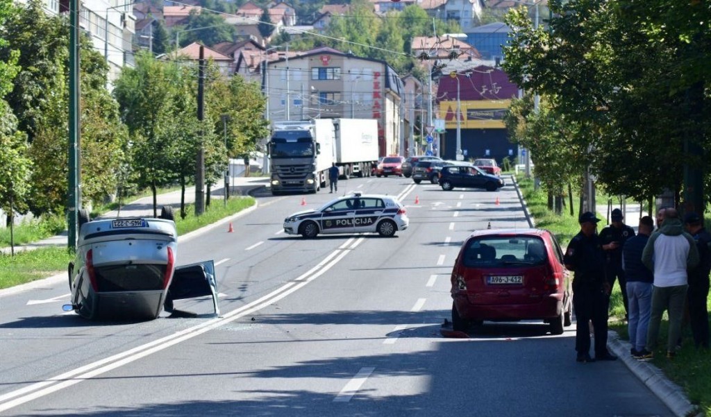 Sarajevo, lakša prometna nesreca