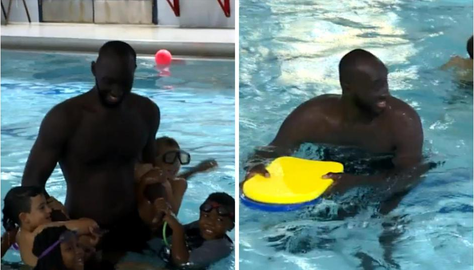 tacko fall , plivanje
