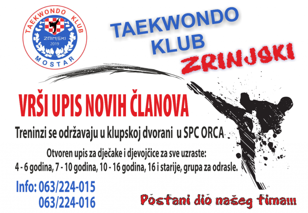 taekwondo, Zrinjski