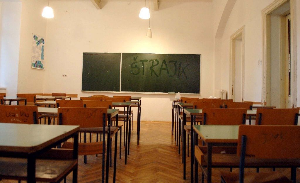 prosvjeta, štrajk, jednosatni štrajk upozorenja, osnovne škole, štrajk, ŽZH, škole
