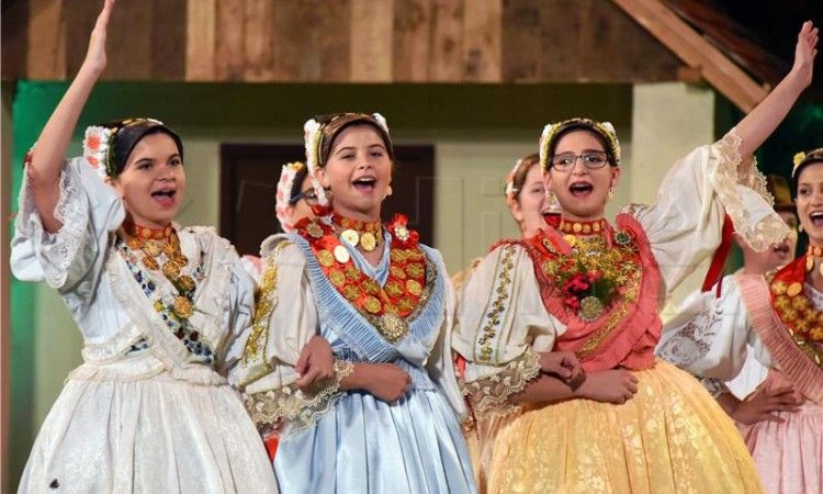 Večer folklora, smotra izvornog folklora, Večer hrvatskog folklora