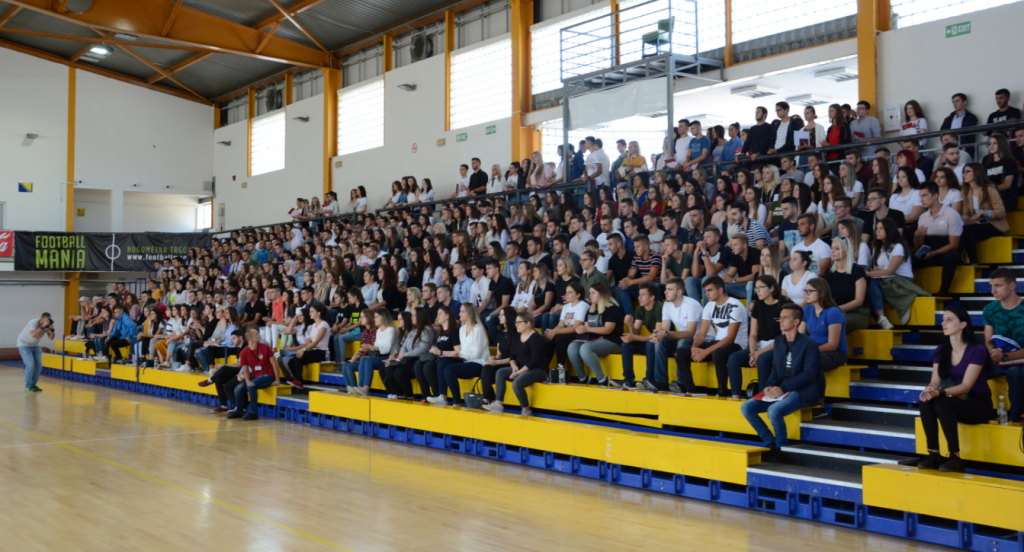 brucoški sat, Univerzitet u Mostaru