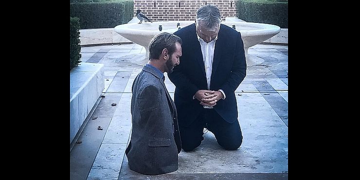 Nick Vujicic, Viktor Orban, molitva