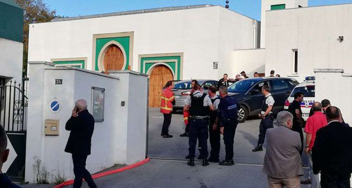 Uhićen, napad, plinska boca