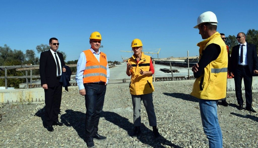 Denis Zvizdić, posjetio gradilište mosta Svilaj