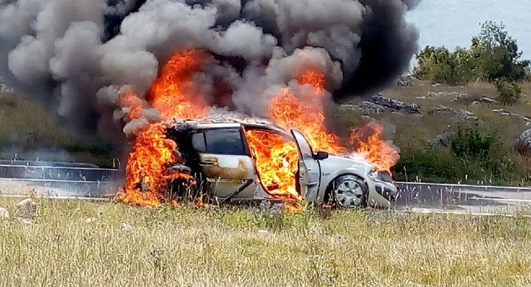 automobil, Blidinje, požar
