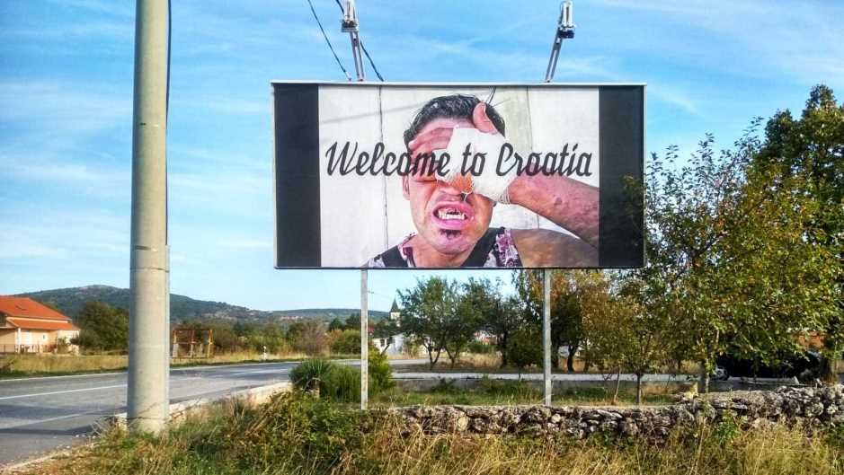 jumbo plakat, granica