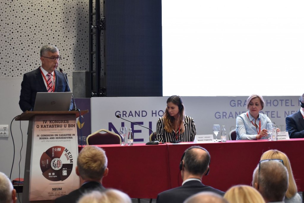 Neum, Geodetsko društvo Herceg- Bosne, kongres