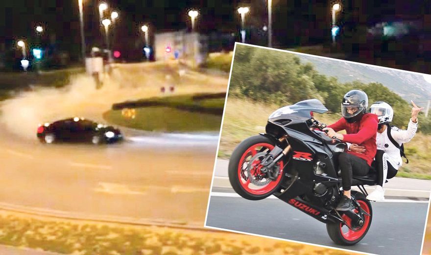 brza vožnja, video, Uhićen