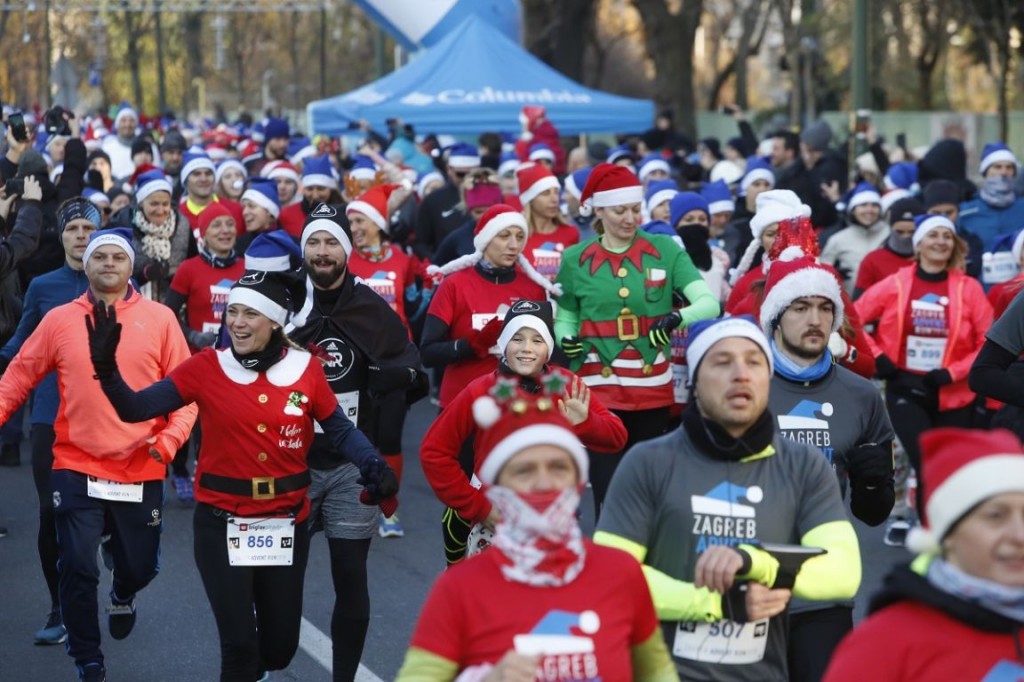 Zagreb, advent, trčanje