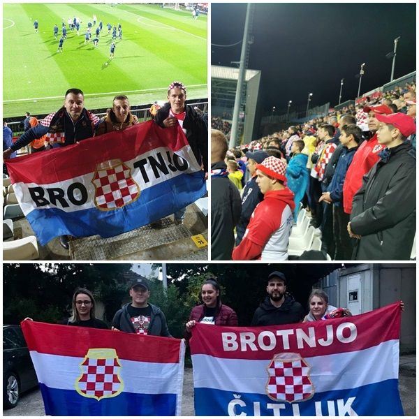 Hercegovci, navijači na Rujevici, Hrvatska nogometna reprezentacija