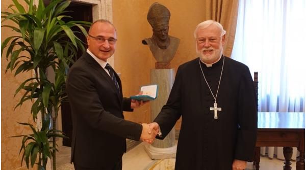 Gordan Grlić Radman, sveta stolica, službeni posjet
