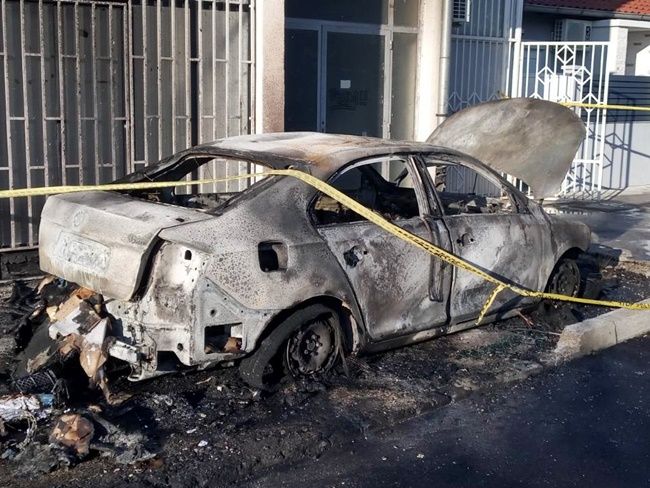 donja mahala, automobil, požar