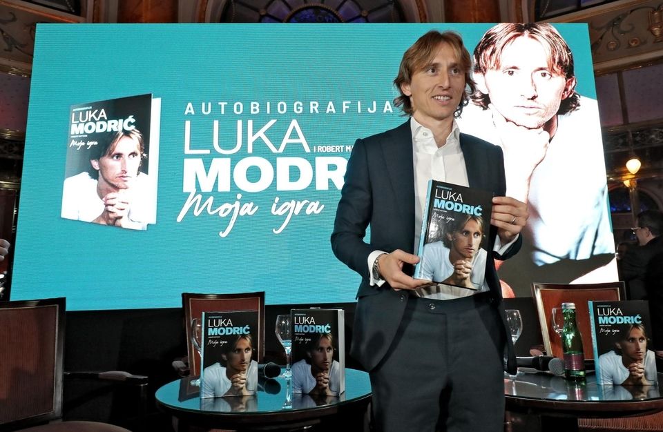 Luka Modrić, promocija knjige, knjiga Moja igra