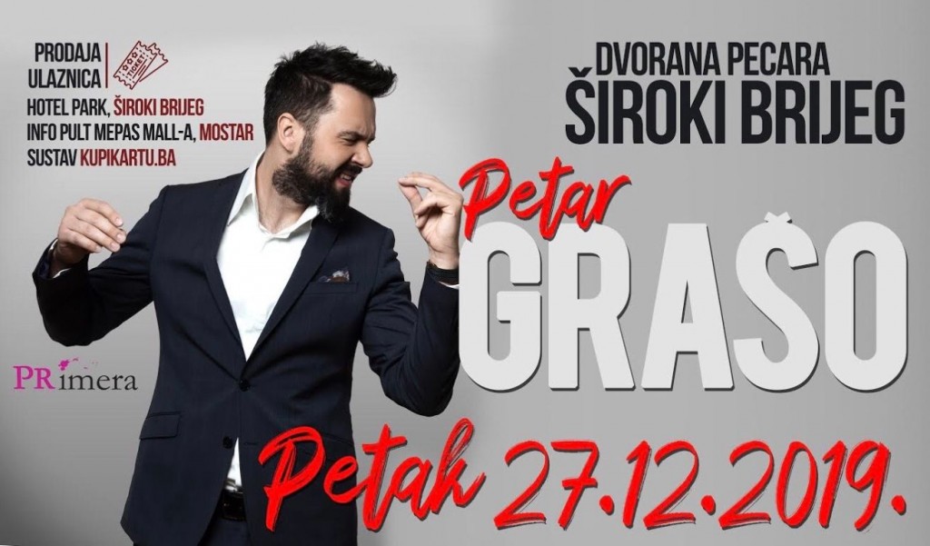 petar grašo, ulaznice, koncert, petar grašo, ulaznice, fritule, petar grašo, koncert, petar grašo, koncert, Široki Brijeg, koncert, ulaznice, nagradna igra