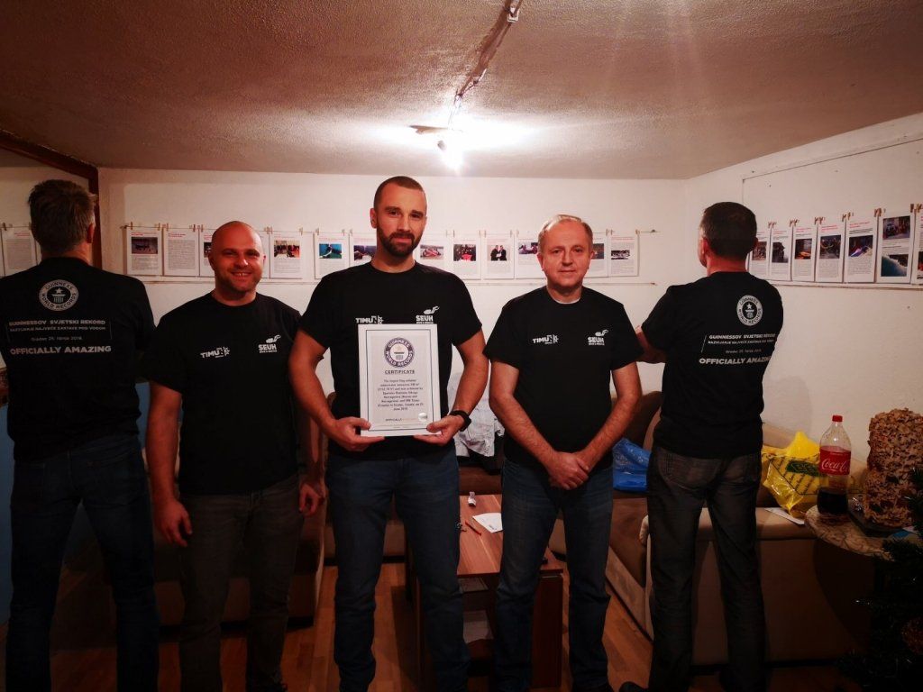 Guinnessov rekord, hrvatska zastava, seuh