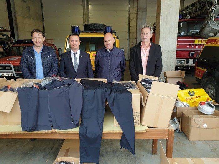 Josip Raguž, Trebinje, nova oprema , vatrogasci