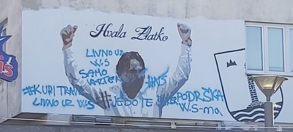 Livno, zlatko dalić, mural