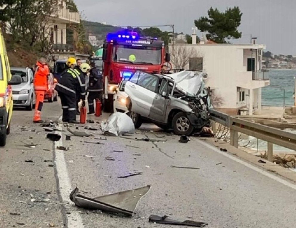 omiš, teška prometna nesreća, preminuo