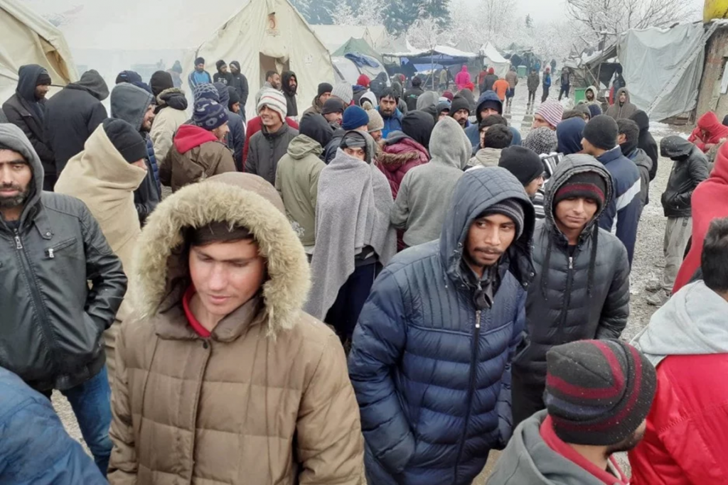 kamp Vučjak, sukobi, migranti napali policajce, napetost, Sredozemno more, migranti