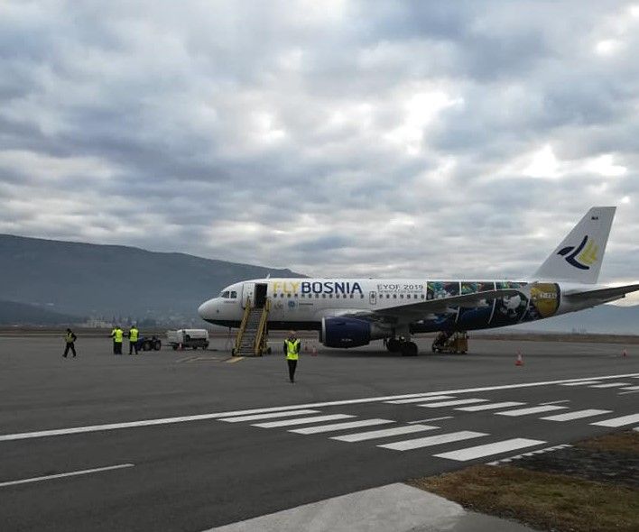 linija, avioprijevoznik , FlyBosnia , Mostar