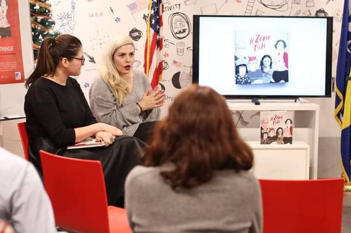 žene u bih , knjiga, promocija, Američki kutak Mostar