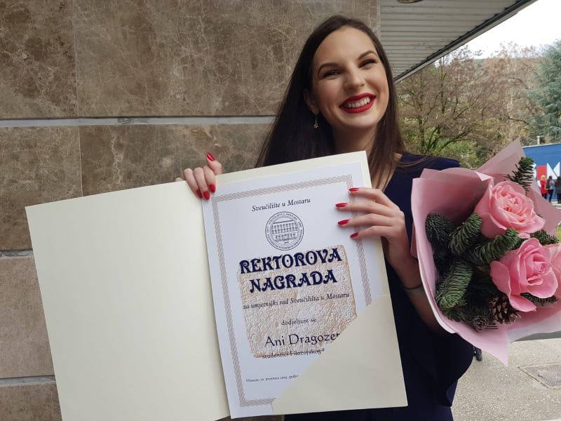 ana dragozet , rektorova nagrada, sveučilište