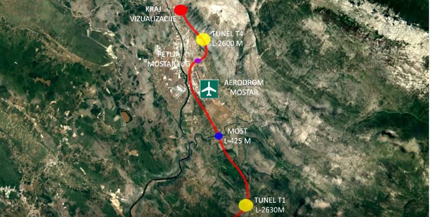 Autoceste FBiH, javni natječaj, koridor 5c, Tunel Kvanj - Buna
