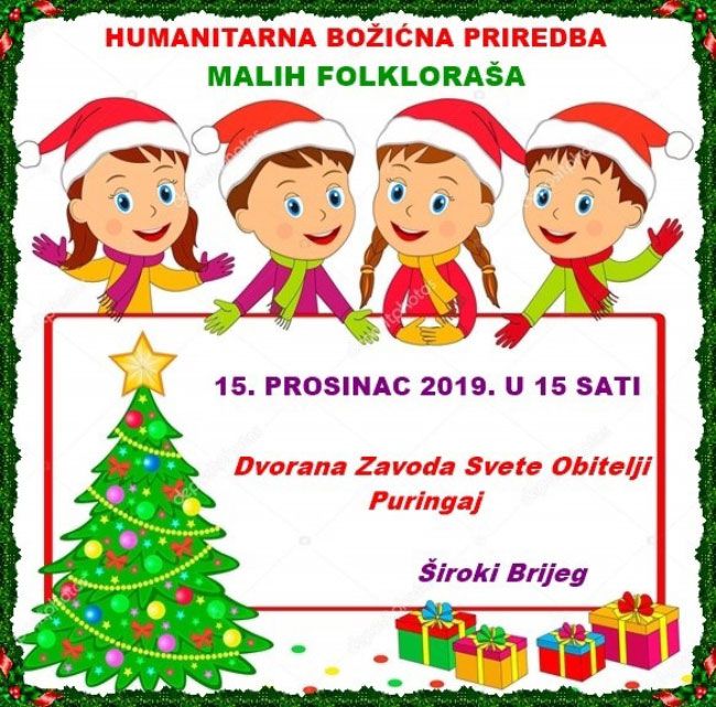 folkloraši , Široki Brijeg, Humanitarna akcija