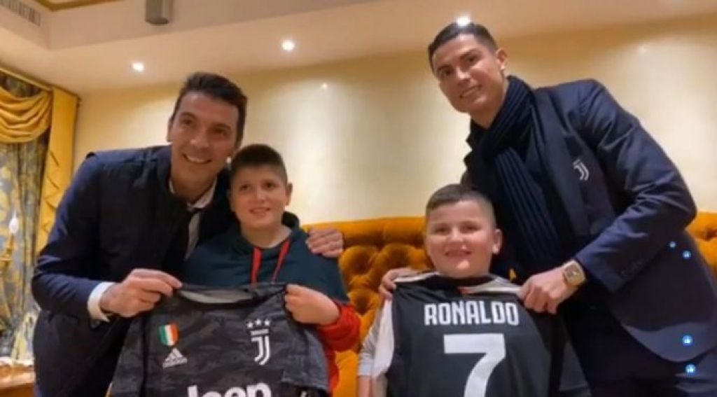 dječaci , Edi Rama, Cristiano Ronaldo, Gianluigi Buffon