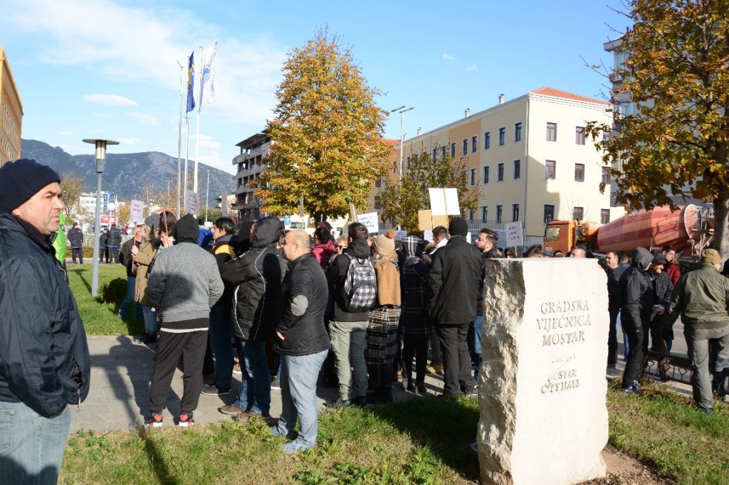 jp uborak, deponija uborak , prosvjed, vijećnica