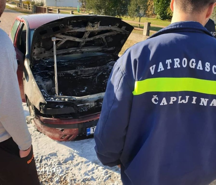 izgorio automobil, Čapljina, šuškovo naselje