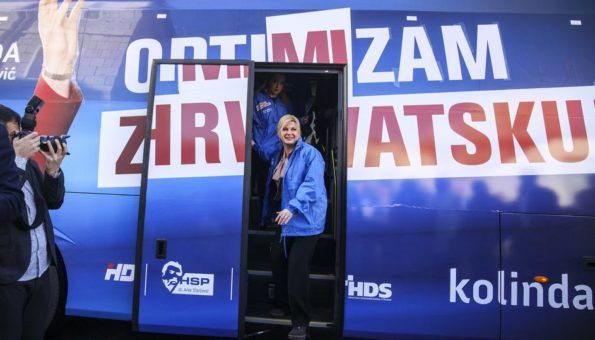 Kolinda Grabar Kitarović, sv misa, Imotski