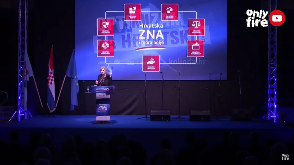 Kolinda Grabar Kitarović, remix , 8000 eura, video govora