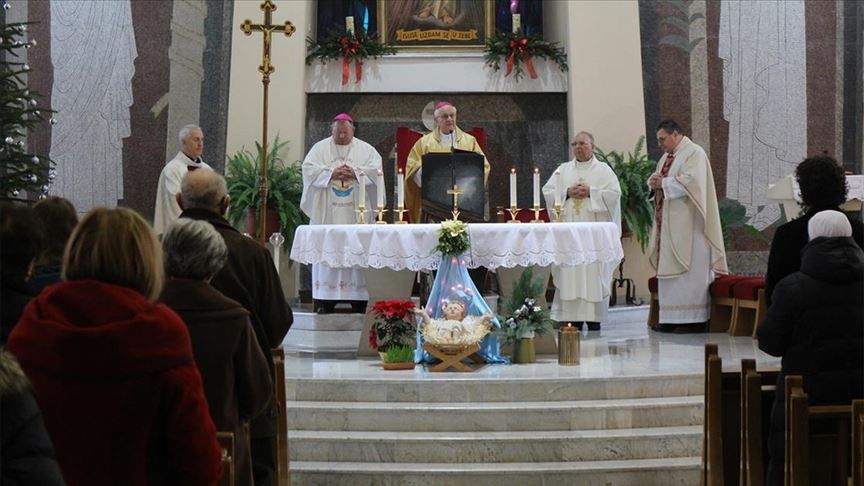 BIH, vjernici, Banja luka, Biskup Franjo Komarica, Božić