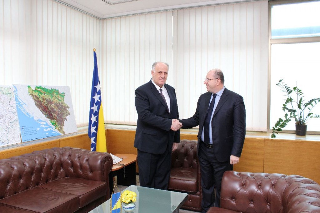 Ministarstvo komunikacija i prometa, BIH, Alain Baron, sastanak