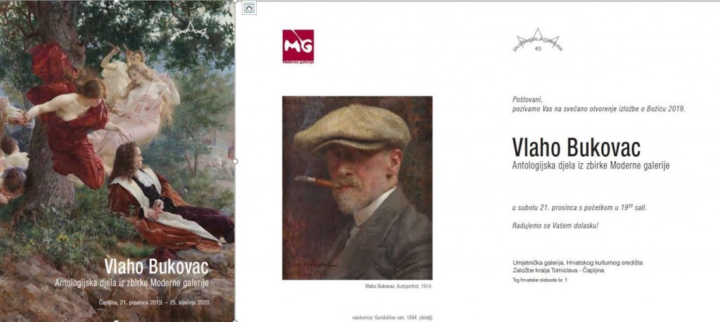 Izložba, umjetnička galerija Čapljina, Vlaho Bukovac