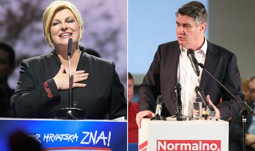 Politika, Kolinda Grabar Kitarović, Zoran Milanović