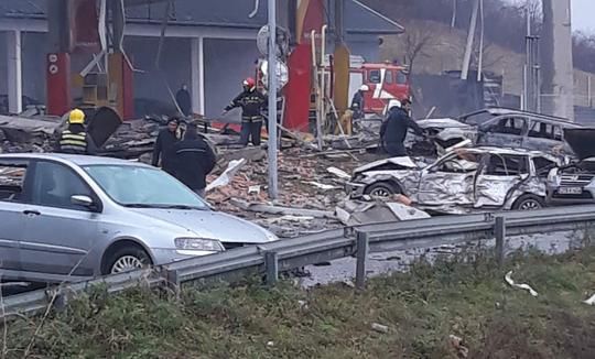 Zvornik, explozija, ruševine