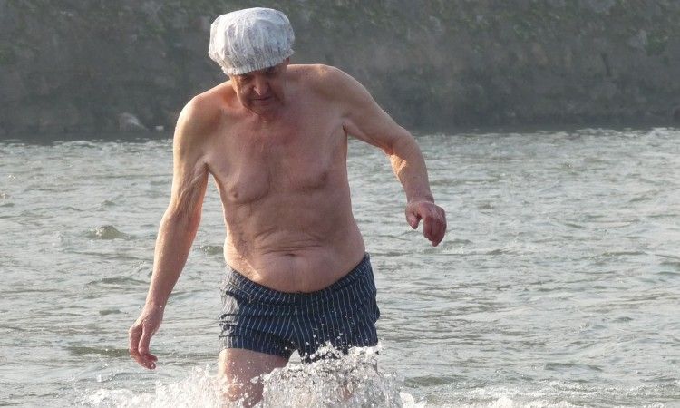 zaničanin , Hamid Begovac, novogodišnje kupanje, kupanje