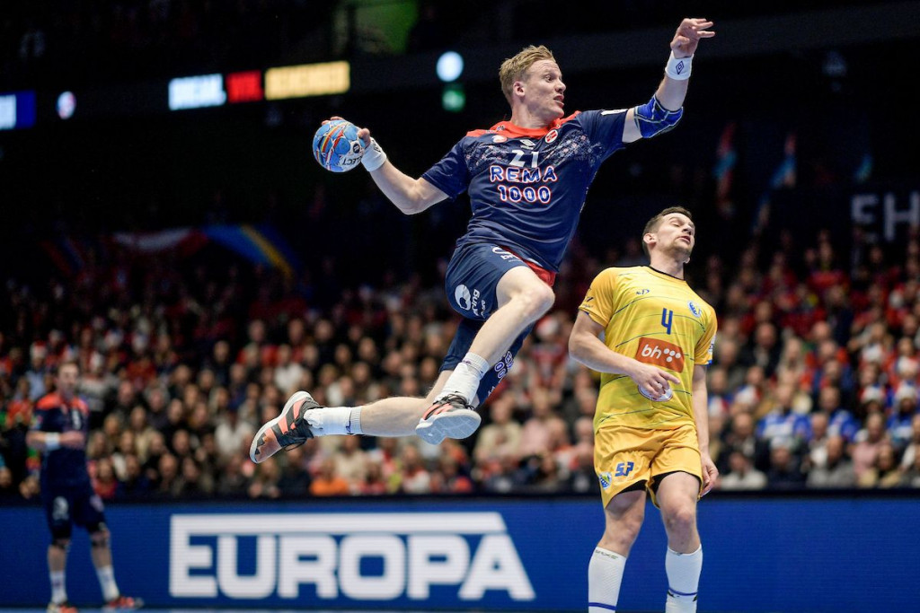 Josip Perić na susretu protiv Norveške