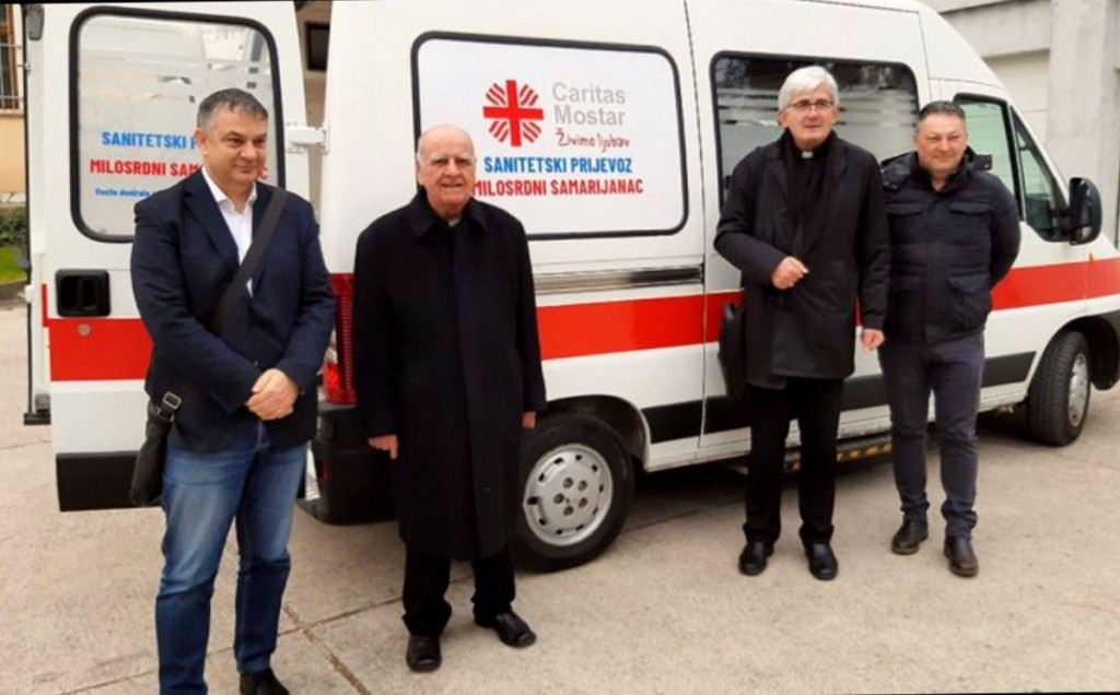 caritas, vozilo, donacija