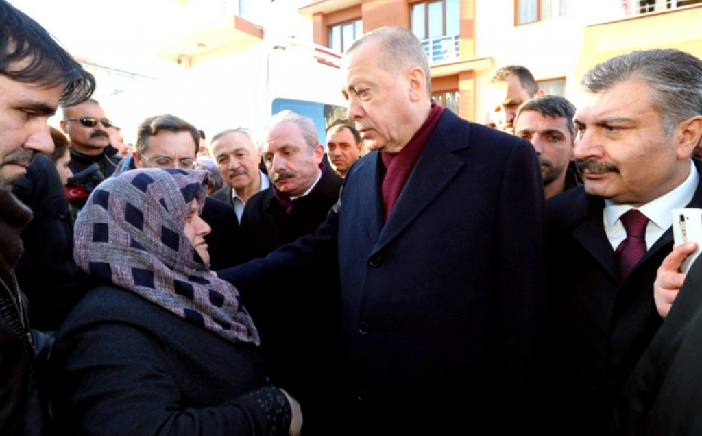 Recep Tayip Erdogan, predsjednik, potres