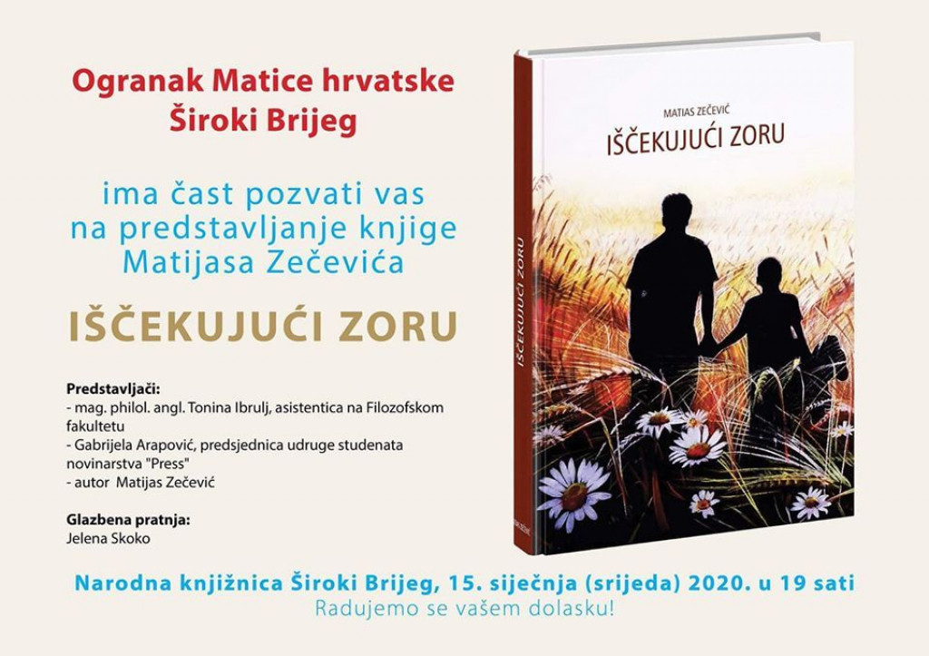 knjiga, romani, matias zečević, Široki Brijeg