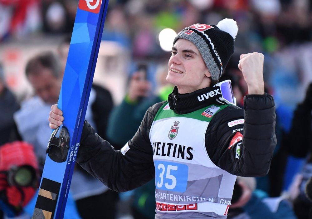 Marius Lindvik, pobjednik, natjecanje, Garmisch-Partenkirchen, skakaonica