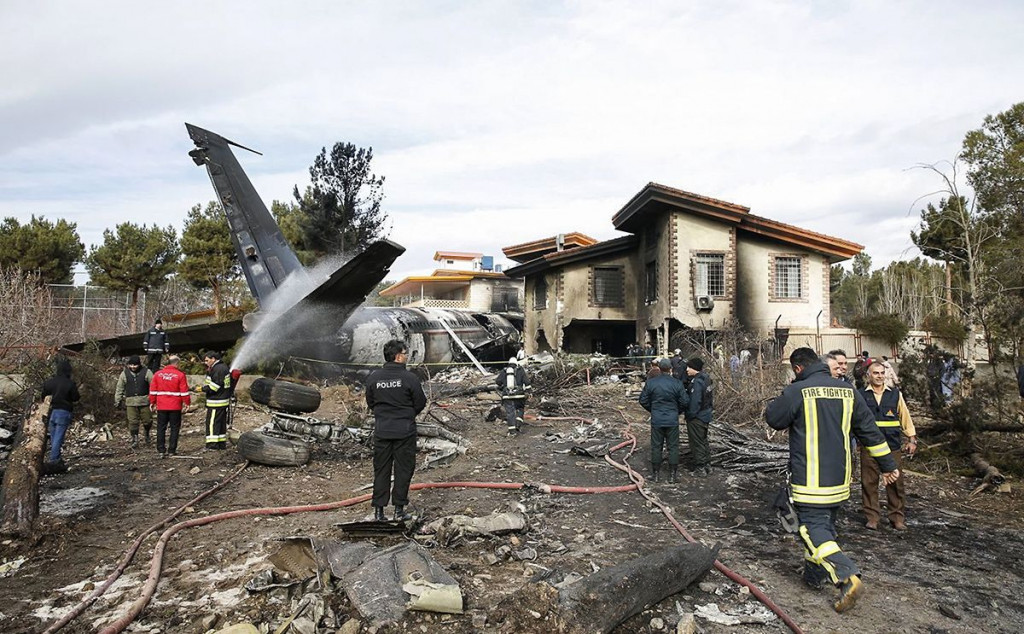 pad zrakoplova, ukrajina, iran, zrakoplov, pad aviona, nesreća