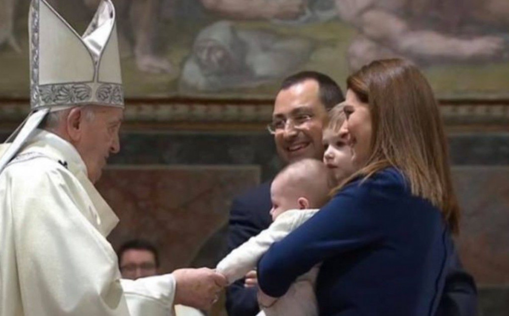 Papa Franjo, krštenje, Međugorje, Silvija Vasilj, Grgo Vasilj